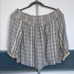 Lucky brand off the shoulder top